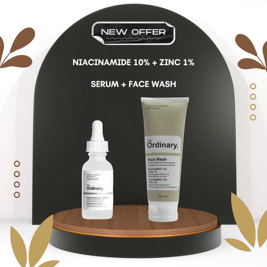 Niacinamide 10% + Zinc 1% Serum & Face Wash Duo – Glow & Clarity Combo  64 Reviews
