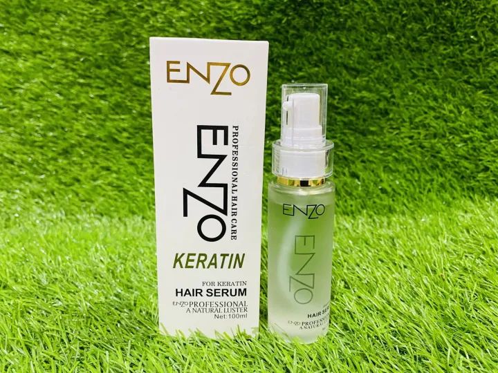 Enzo Professional Keratin Hair Serum For Frizzy Softness And Dry Deep Nourish Beauty Care Enzo Hair Serum For Men Women 100ml
